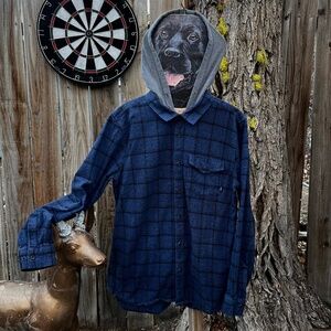 Vans Parkway Plaid Flannel Button Down.